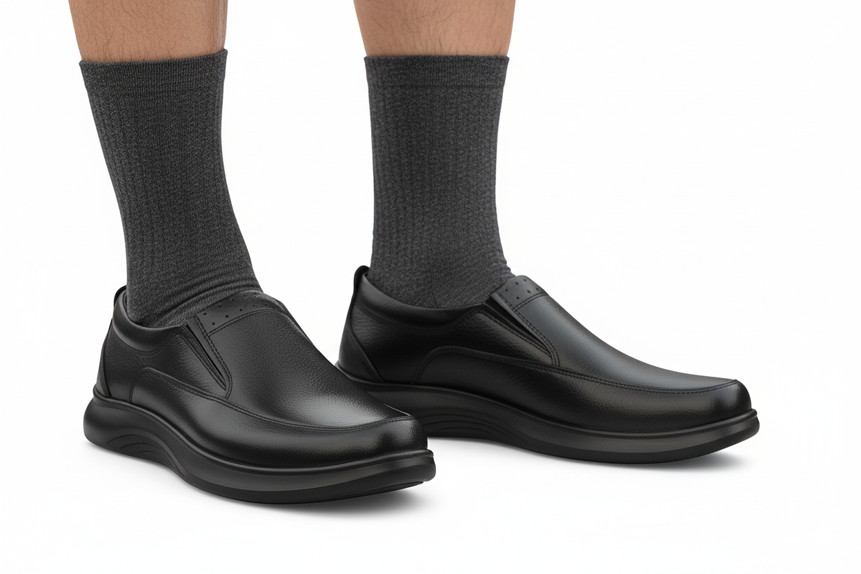 Medicated Leather Shoes