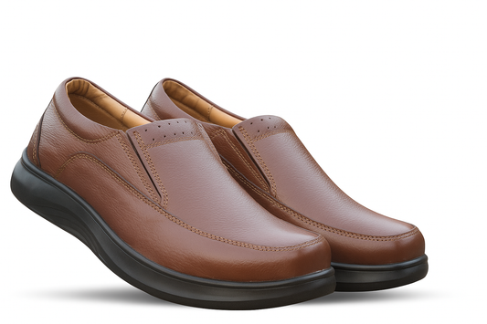 medicated leather shoes