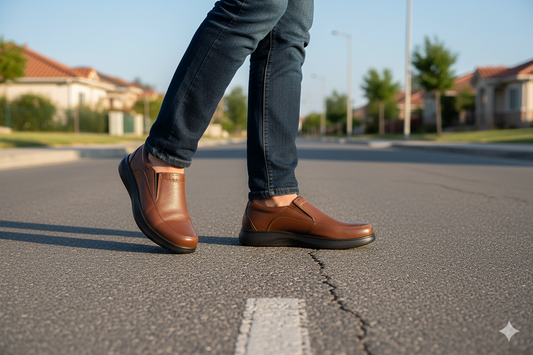 medicated leather shoes